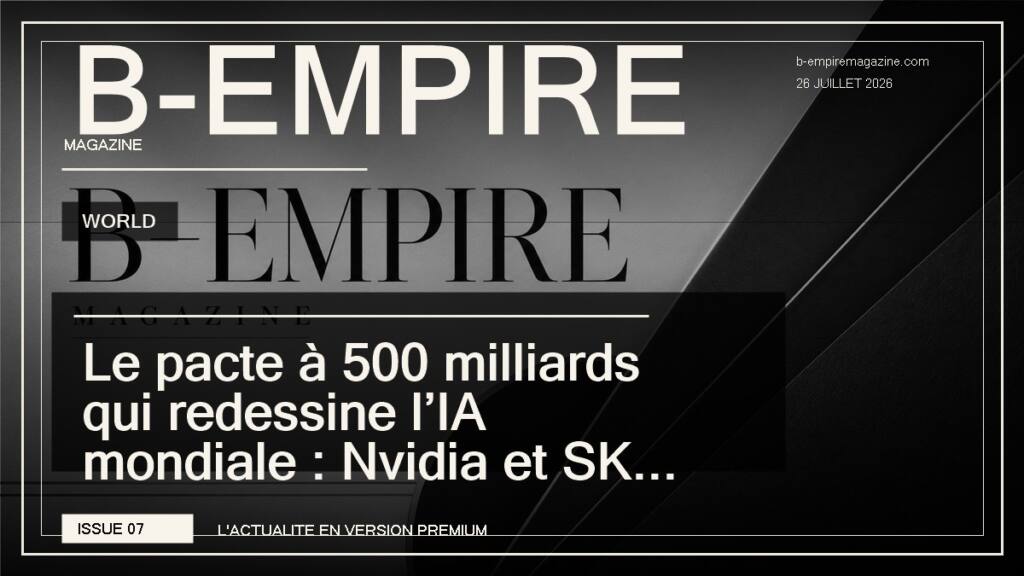 Le pacte à 500 milliards qui redessine l’IA mondiale : Nvidia et SK verrouillent le futur