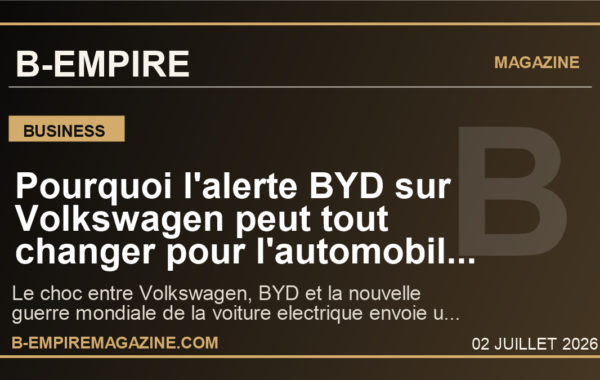 Pourquoi l’alerte BYD sur Volkswagen peut tout changer pour l’automobile europeenne et la France