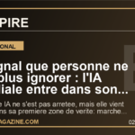 Le signal que personne ne peut plus ignorer : l'IA mondiale entre dans son premier vrai stress test