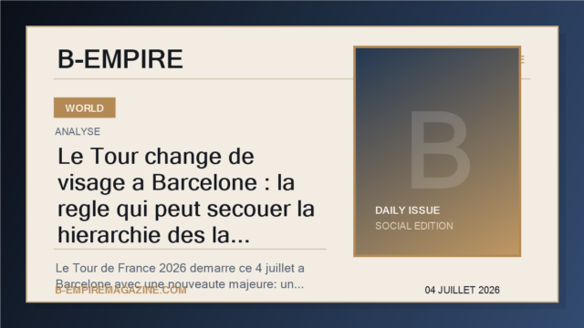 Le Tour change de visage a Barcelone : la regle qui peut secouer la hierarchie des la premiere etape