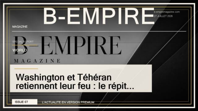 Washington et Téhéran retiennent leur feu : le répit qui fait déjà respirer le monde
