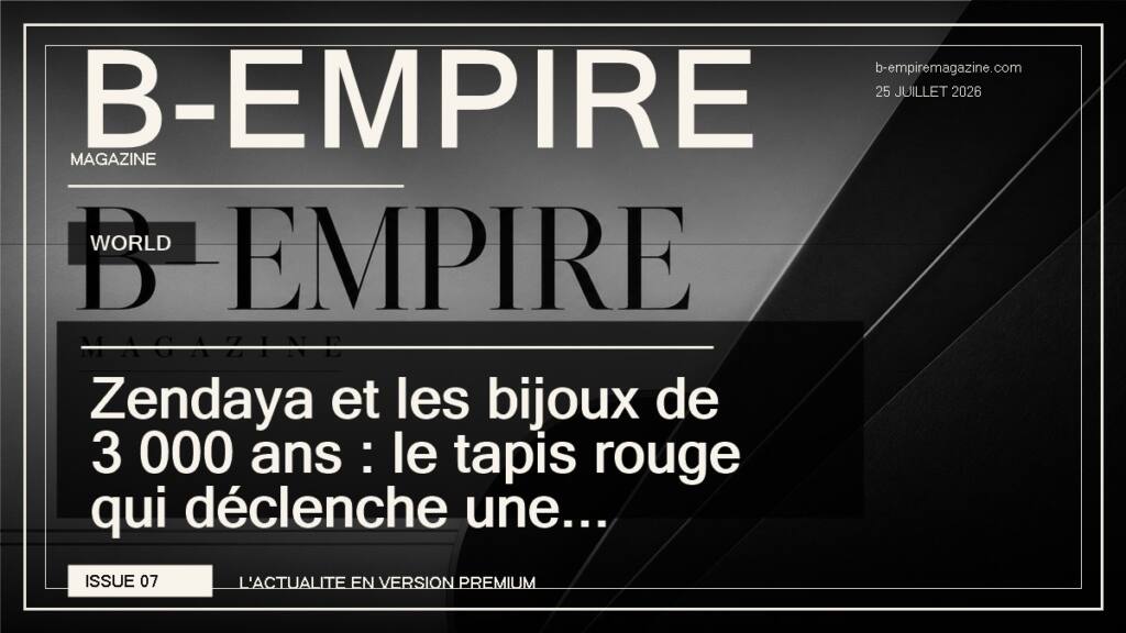 Zendaya et les bijoux de 3 000 ans : le tapis rouge qui déclenche une tempête mondiale