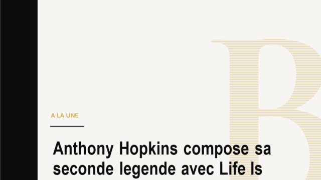 Anthony Hopkins compose sa seconde legende avec Life Is A Dream