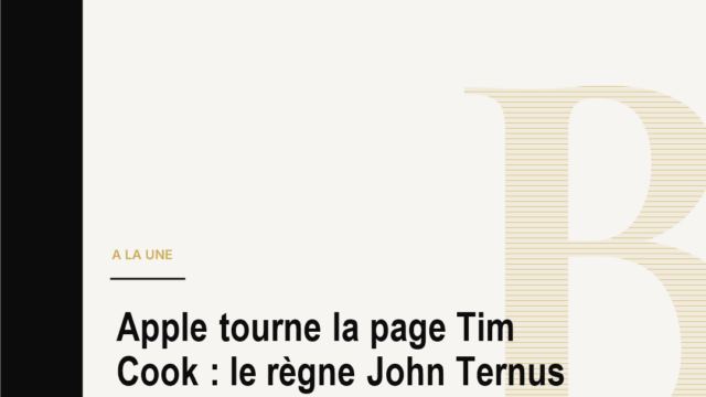 Apple tourne la page Tim Cook : le règne John Ternus qui