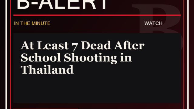 At Least 7 Dead After School Shooting in Thailand - B-Alert
