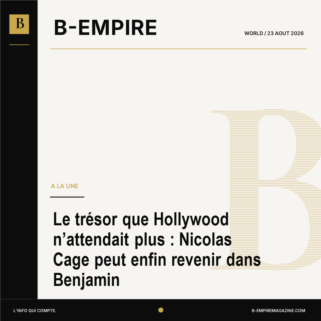 Le trésor que Hollywood n’attendait plus : Nicolas Cage peut enfin revenir dans Benjamin