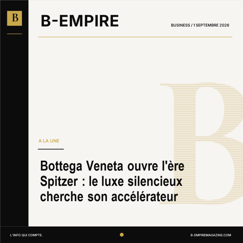 Bottega Veneta ouvre l'ère Spitzer : le luxe silencieux cherche son accélérateur