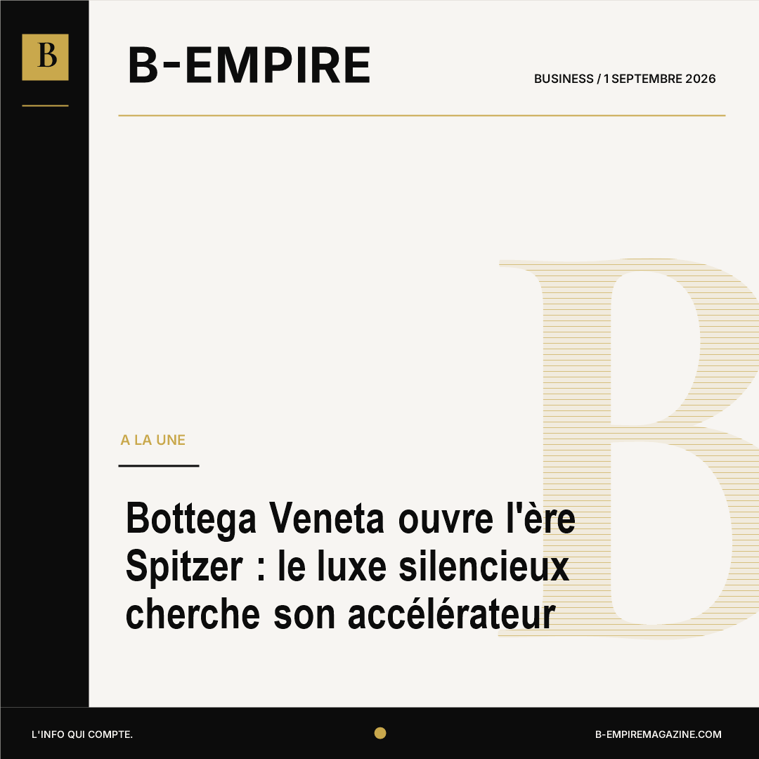 Bottega Veneta ouvre l'ère Spitzer : le luxe silencieux cherche son accélérateur