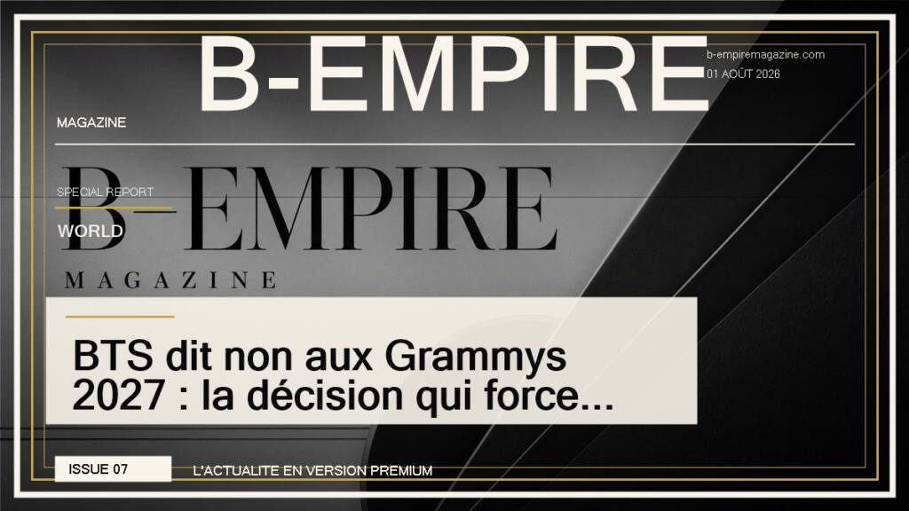 BTS dit non aux Grammys 2027 : la décision qui force la pop mondiale à choisir son camp