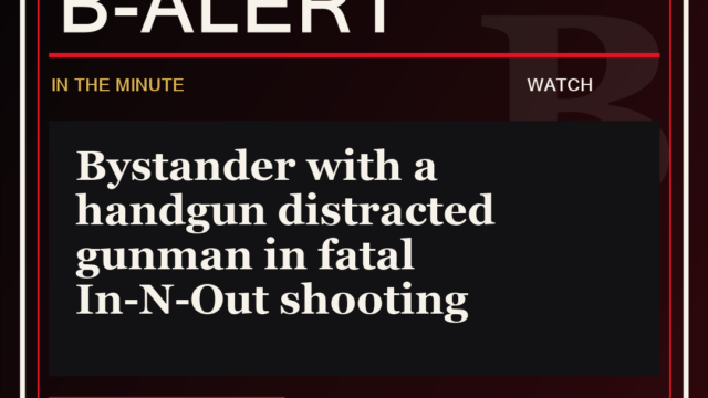 Bystander with a handgun distracted gunman in fatal In-N-Out shooting - B-Alert