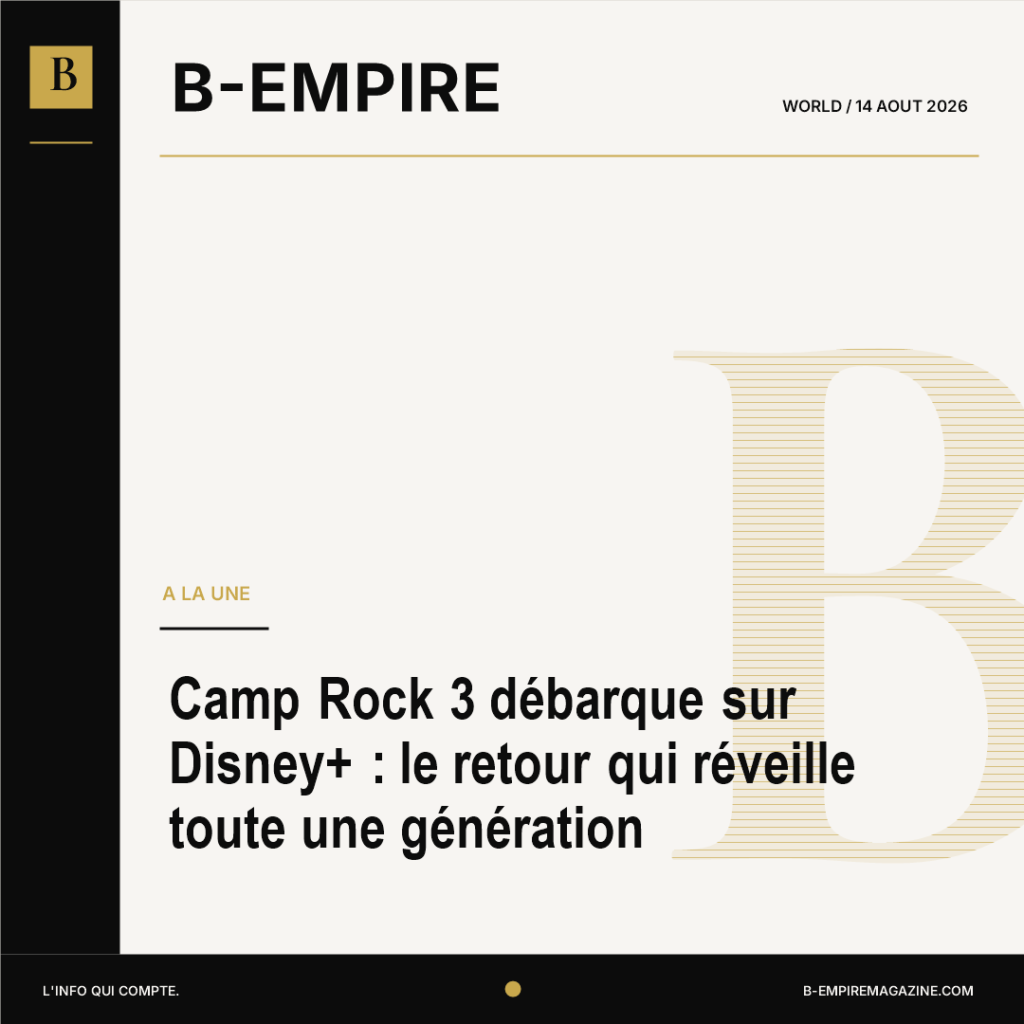 Camp Rock 3 débarque sur Disney+ : le retour qui réveille toute une génération