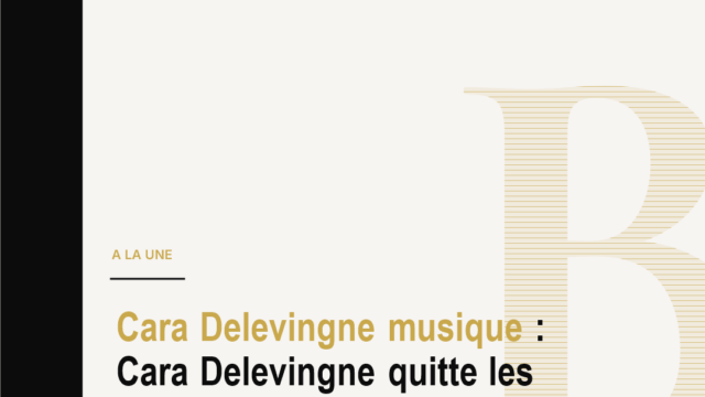 Cara Delevingne musique : Cara Delevingne quitte les rôles imposés et lance son ère musicale