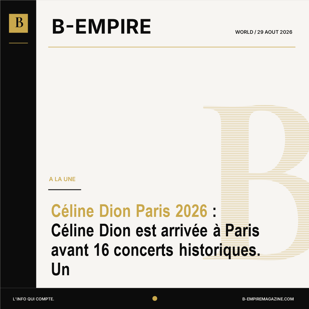 Céline Dion Paris 2026 : Céline Dion est arrivée à Paris avant 16 concerts historiques. Un