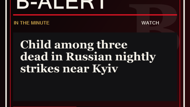 Child among three dead in Russian nightly strikes near Kyiv - B-Alert