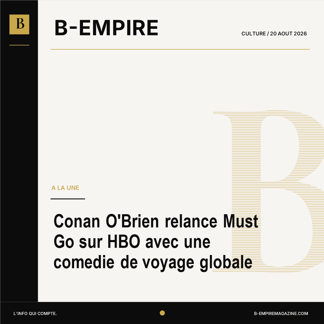 Conan O'Brien relance Must Go sur HBO avec une comedie de voyage globale
