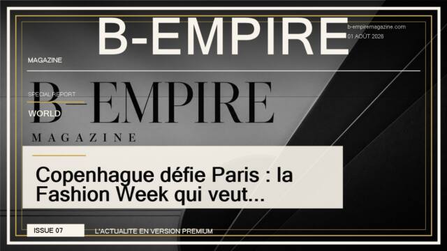 Copenhague défie Paris : la Fashion Week qui veut imposer ses règles au monde