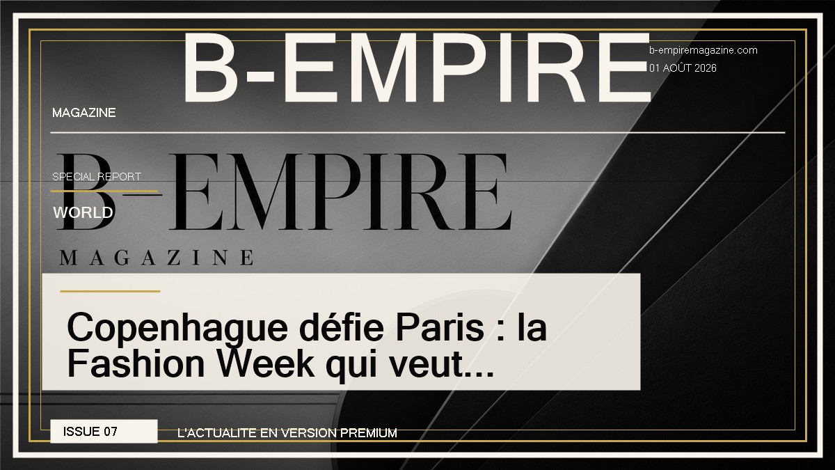 Copenhague défie Paris : la Fashion Week qui veut imposer ses règles au monde