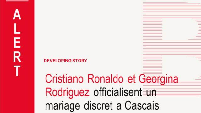 Cristiano Ronaldo et Georgina Rodriguez officialisent un mariage discret a Cascais
