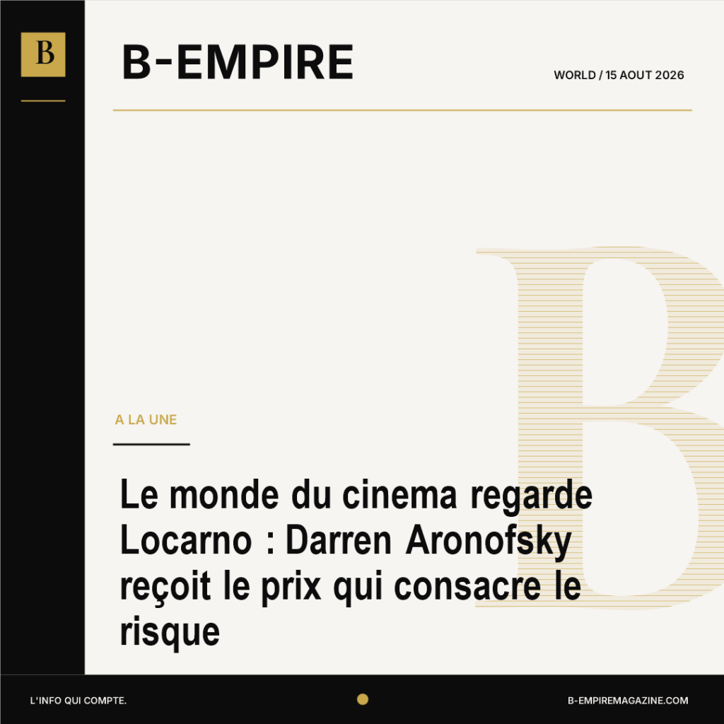 Le monde du cinema regarde Locarno : Darren Aronofsky reçoit le prix qui consacre le risque