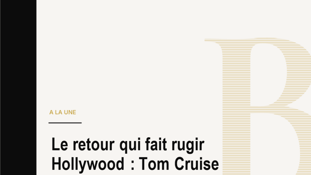 Le retour qui fait rugir Hollywood : Tom Cruise relance Days of Thunder avec Anne Hathaway