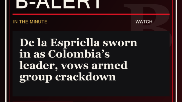 De la Espriella sworn in as Colombia’s leader, vows armed group crackdown - B-Alert