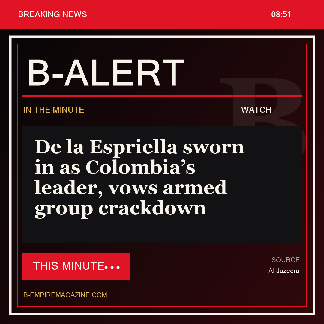 De la Espriella sworn in as Colombia’s leader, vows armed group crackdown - B-Alert