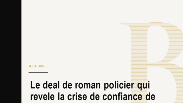 Le deal de roman policier qui revele la crise de confiance de l'edition face a l'IA