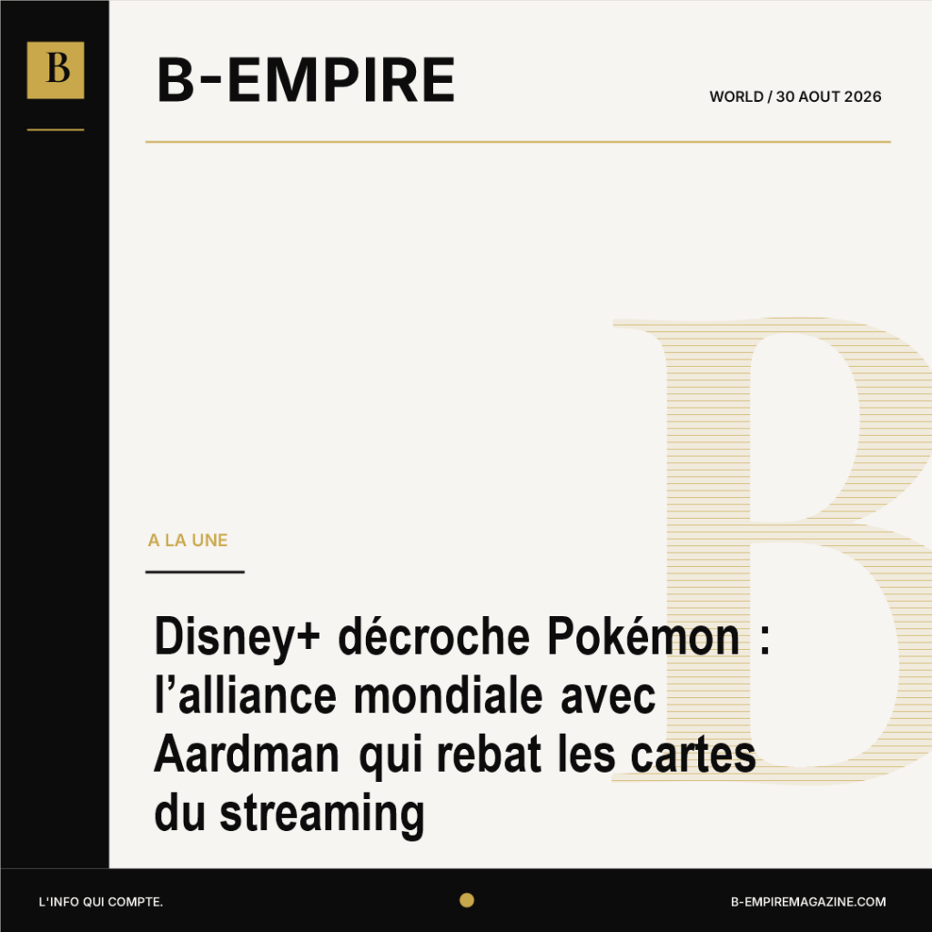 Disney+ décroche Pokémon : l’alliance mondiale avec Aardman qui rebat les cartes du streaming