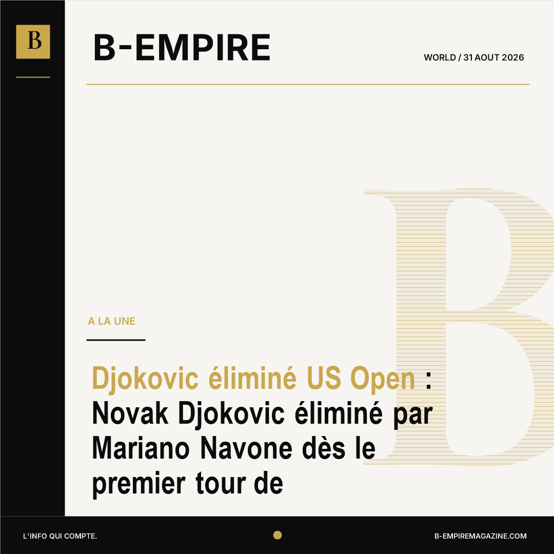 Djokovic éliminé US Open : Novak Djokovic éliminé par Mariano Navone dès le premier tour de