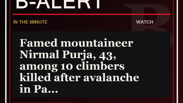 Famed mountaineer Nirmal Purja, 43, among 10 climbers killed after avalanche in Pa - B-Alert