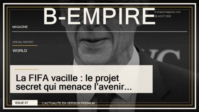 La FIFA vacille : le projet secret qui menace l’avenir d’Infantino
