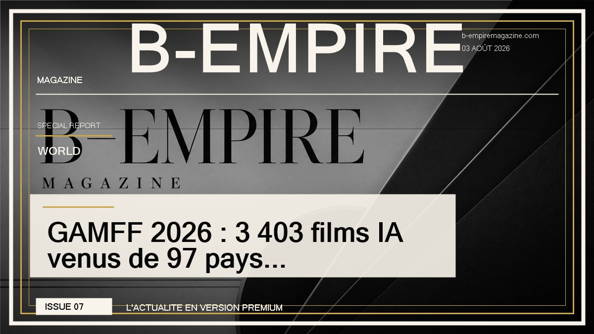 GAMFF 2026 : 3 403 films IA venus de 97 pays bousculent le cinéma mondial