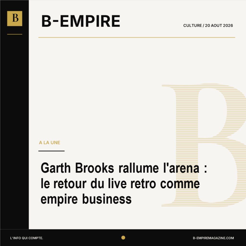 Garth Brooks rallume l'arena : le retour du live retro comme empire business