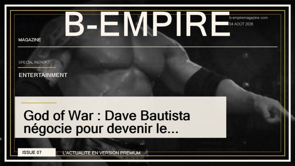 God of War : Dave Bautista négocie pour devenir le nouveau Kratos