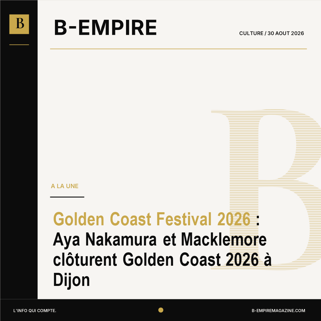 Golden Coast Festival 2026 : Aya Nakamura et Macklemore clôturent Golden Coast 2026 à Dijon