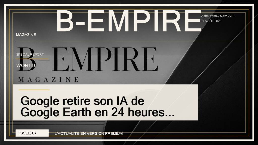 Google retire son IA de Google Earth en 24 heures : le signal que personne ne peut ignorer
