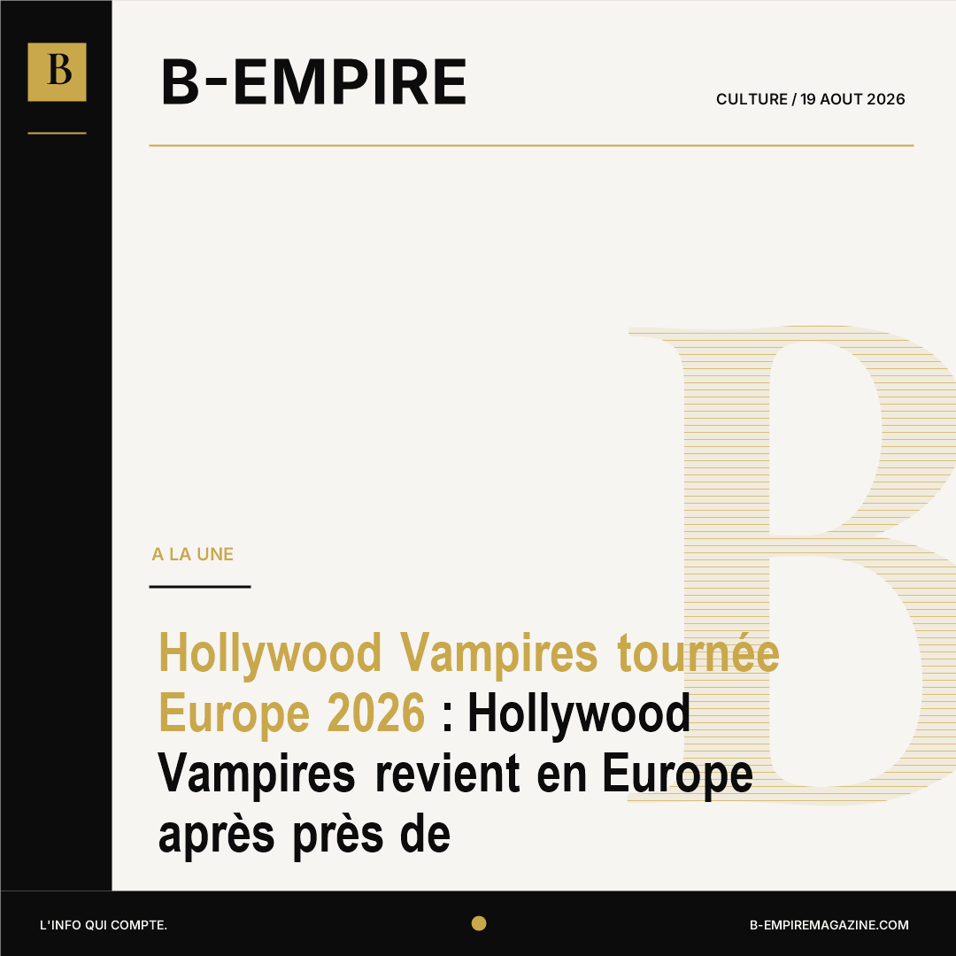 Hollywood Vampires tournée Europe 2026 : Hollywood Vampires revient en Europe après près de
