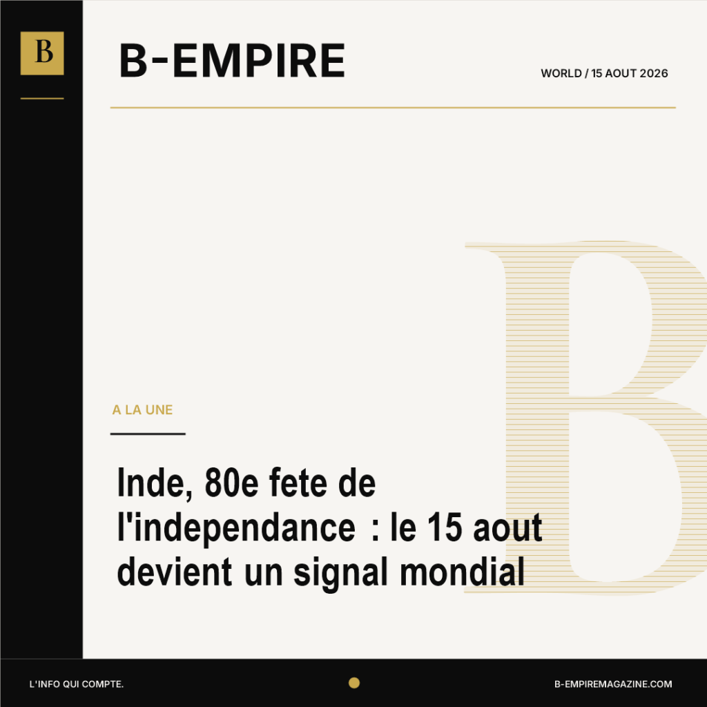 Inde, 80e fete de l'independance : le 15 aout devient un signal mondial