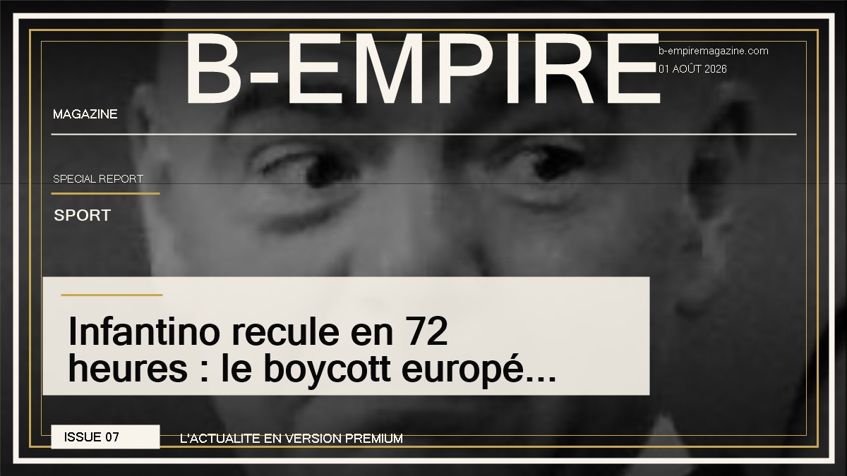 Infantino recule en 72 heures : le boycott européen fait plier la FIFA