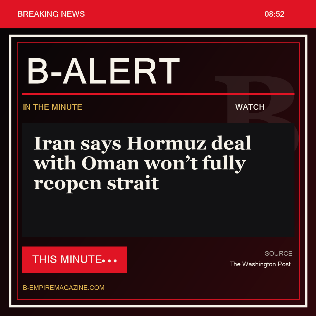Iran says Hormuz deal with Oman won’t fully reopen strait - B-Alert