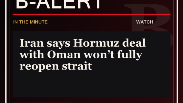 Iran says Hormuz deal with Oman won’t fully reopen strait - B-Alert