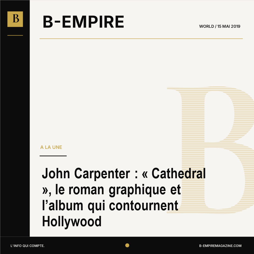 John Carpenter : « Cathedral », le roman graphique et l’album qui contournent Hollywood