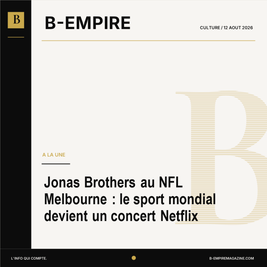 Jonas Brothers au NFL Melbourne : le sport mondial devient un concert Netflix