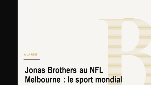 Jonas Brothers au NFL Melbourne : le sport mondial devient un concert Netflix