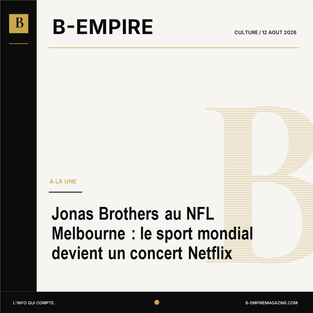 Jonas Brothers au NFL Melbourne : le sport mondial devient un concert Netflix