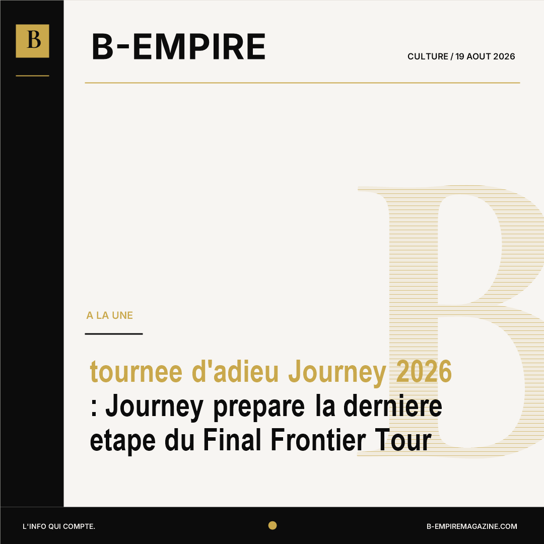 tournee d'adieu Journey 2026 : Journey prepare la derniere etape du Final Frontier Tour