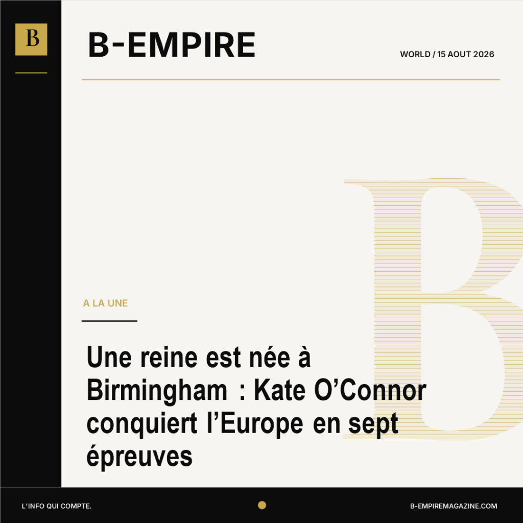 Une reine est née à Birmingham : Kate O’Connor conquiert l’Europe en sept épreuves