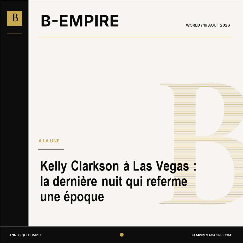 Kelly Clarkson à Las Vegas : la dernière nuit qui referme une époque