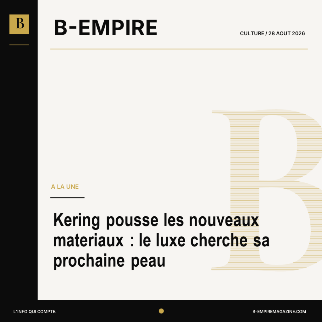 Kering pousse les nouveaux materiaux : le luxe cherche sa prochaine peau