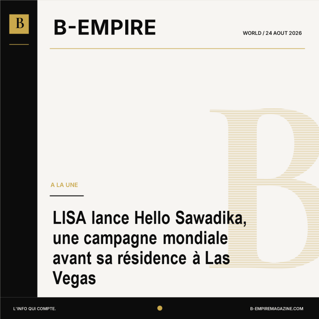 LISA lance Hello Sawadika, une campagne mondiale avant sa résidence à Las Vegas